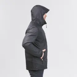 کاپشن ضد آب مردانه برفی کچوا / ژاکت زمستانی – مشکی– SH500 -10°C