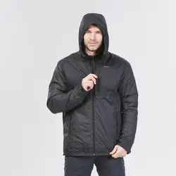 کاپشن ضد آب مردانه برفی کچوا / ژاکت زمستانی – مشکی– SH500 -10°C