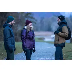 کاپشن ضد آب مردانه برفی کچوا / ژاکت زمستانی –مشکی – SH500 -10°C