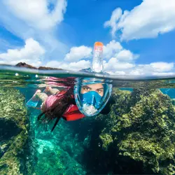 ماسک غواسی اسنورکلینگ EASYBREATH 500 – آبی