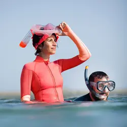 ماسک غواسی اسنورکلینگ EASYBREATH 500 – آبی