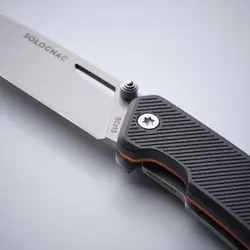 چاقوی شکاری تاشو سولوگناک- مشکی – Axis 75 Grip V2