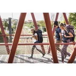 کوله پشتی کوهنوردی/مسافرتی زنانه فورکلاز – 50+6 لیتری – آبی دریایی – travel 900