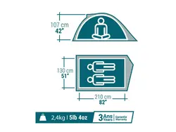 چادر کوهنوردی کچوا دو نفره