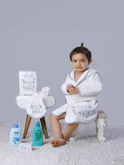 حوله شش تیکه نوزاد ببعی خاکستری