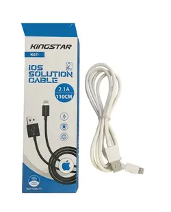 کابل تبدیل USB به لایتنینگ کینگ استار مدل k67i طول 1.2 متر