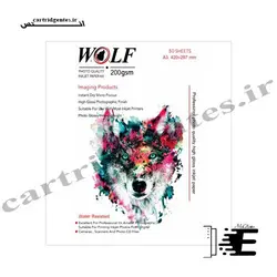 کاغذ گلاسه 200 گرم A3 ولف