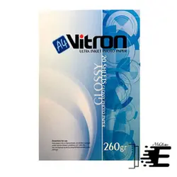 کاغذ گلاسه براق 260 گرم A4 ویترون