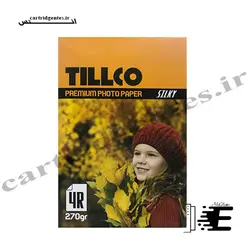 کاغذ گلاسه مات (سیلکی) 270 گرم A4 تیلکو