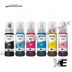 جوهر اصلی اپسون 6 رنگ Epson Ink 108