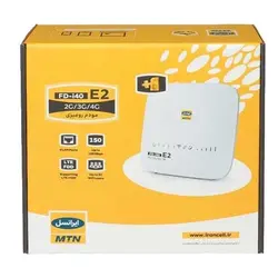مودم  سیمکارتی برند Irancell مدل FD-i40 E2 آنلاکپشتیبان تمامی اپراتور ها Modem SIM card brand Irancell model FD-i40 E2