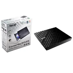 دی وی دی رایتر اکسترنال ASUS مدل SDRW-08D2S-U LITEگارانتی اصلیDVD-RW External ASUS Model SDRW-08D2S-U LITE
