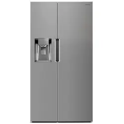 یخچال فریزر پاکشوما ساید بای ساید سيلور 800 ليتر مدل RSP 800 S SBS