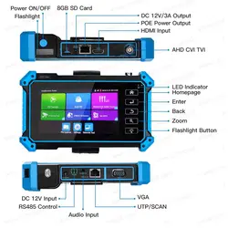 تستر دوربین مداربسته IPC-5100 PLUS