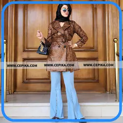 پالتو پلنگی قهوه ای