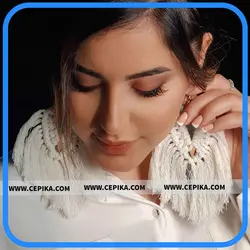 گوشواره مکرومه -کد 101