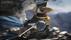 رندرینگ پرنده رباتیک در V-Ray و Maya - سی جی پارس- CGPARS