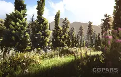 آموزش مدلسازی گیاهان در speed tree - سی جی پارس