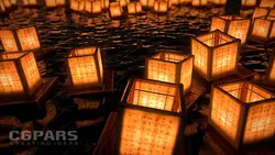 رندر طبیعی سایه های آب در شب در Modo و Maya - سی جی پارس