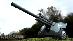 تکسچرینگ توپ جنگی در MARI - سی جی پارس- CGPARS