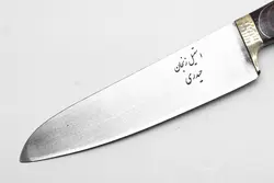 چاقوی آشپزخانه سایز متوسط بزرگ استاد حیدری(کائوچو)