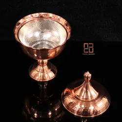 شکلات خوری چکش کاری شده پایه کوتاه