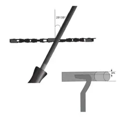 سوهان گرد اره موتوری ۸ اینچ در بسته ۳ عددی باهکو ۳-۴.۰-۸-۱۶۸