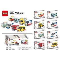 لگو ماشین شهری مدل کامیون میکسر CITY VEHICLE کد 758A-3