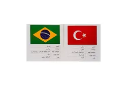 فلش کارت آموزشی پرچم کشورها