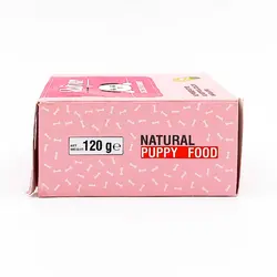 کنسرو سگ برند شایر طعم مرغ و بوقلمون وزن 120 گرم