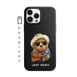 قاب گوشی خرس با گیتار