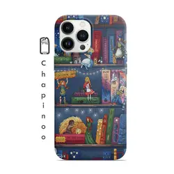 قاب گوشی باطرح کتابخانه فانتزی