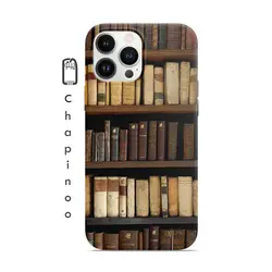 قاب گوشی طرح کتابخانه قدیمی