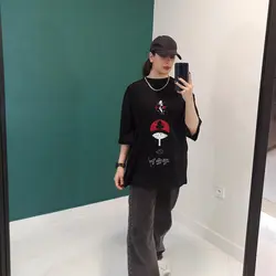 تیشرت لانگ طرح انیمه 72732106