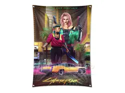 پرچم گیمینگ بازی Cyberpunk 2077 | کد PG115