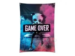 پرچم گیمینگ طرح GAME OVER | کد PG125