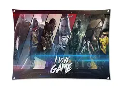 پرچم گیمینگ طرح I Love Game | کد PG133