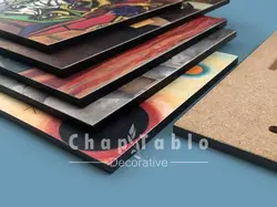 تابلو دیواری مدرن طرح برگ مجموعه 3 عددی | کد STS125