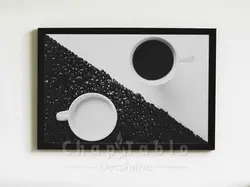 شاسی کافی شاپ طرح دانه های قهوه | کد SR102