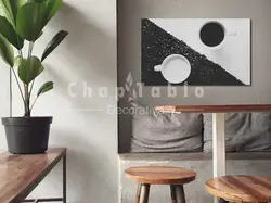 شاسی کافی شاپ طرح دانه های قهوه | کد SR102