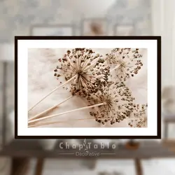 تابلو مدرن ست 7 تکه تم کرم قهوه ای | کد STS388