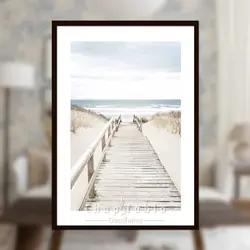 تابلو مدرن ست 7 تکه تم کرم قهوه ای | کد STS388