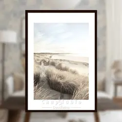 تابلو مدرن ست 7 تکه تم کرم قهوه ای | کد STS388