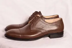 کفش چرم مردانه مدل دربی