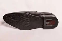 کفش چرم مردانه بدون بند مشکی