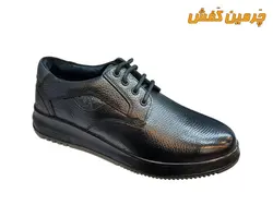 کفش تمام چرم مردانه رخشی PU بندی کد 20420 + رنگبندی