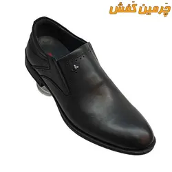 کفش تمام چرم مردانه رخشی زیره پی یو کد 7167