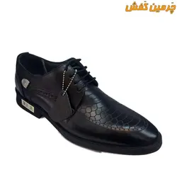 کفش تمام چرم اصل مردانه رویال زیره ترمو و دور دوخت کد 6933 + رنگبندی