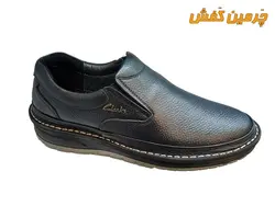کفش چرم مردانه جاوید مدل کلارکس (clarks) کد 20403 + رنگبندی