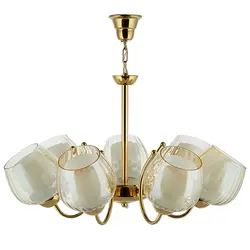 لوستر ۷ شعله چشمه نور کد A805/7-G طلایی